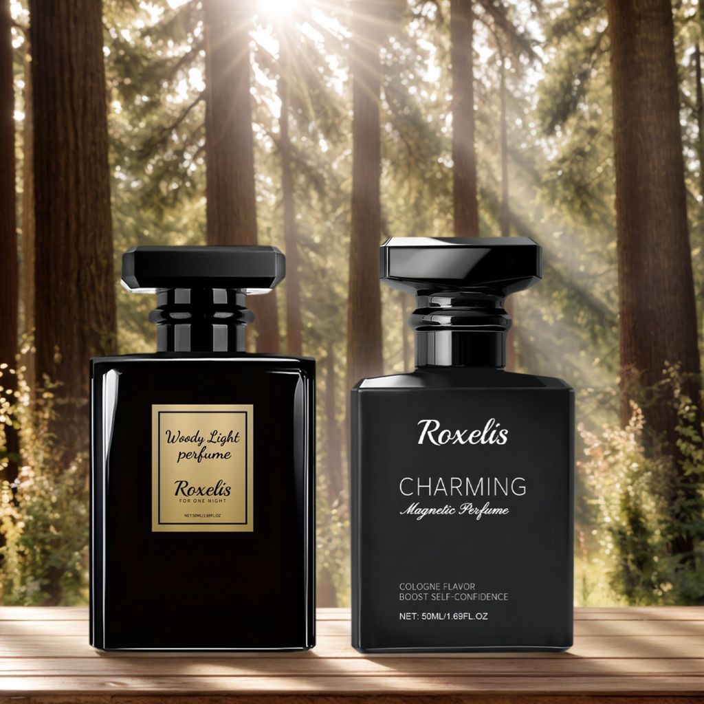 Herrenparfum 2er-Set | Holzkölnischwasser | 50 ml Holziger-Orientalischer Duft + 50 ml Holzig-Blumiger Duft | Modern & seriös, verführerisch ele...