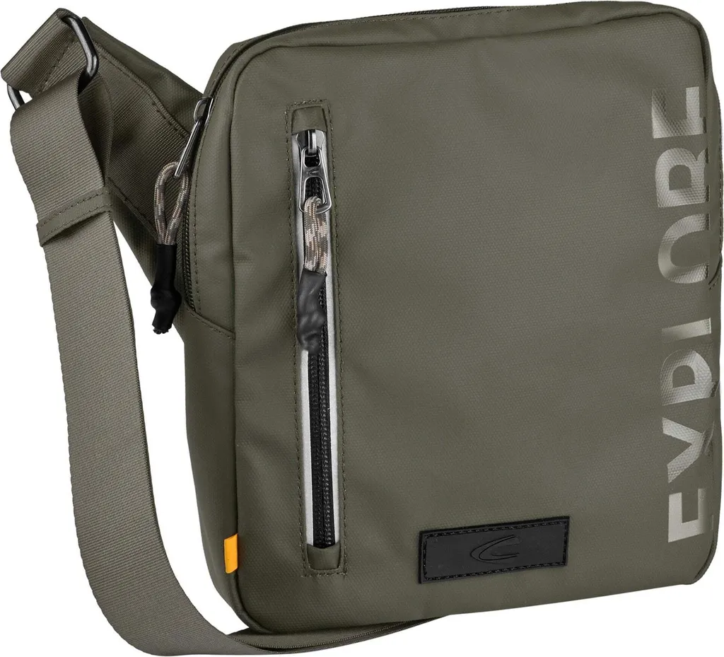Camel Active Explore Cross Bag S Khaki - Borsa a Tracolla Nylon Robusta