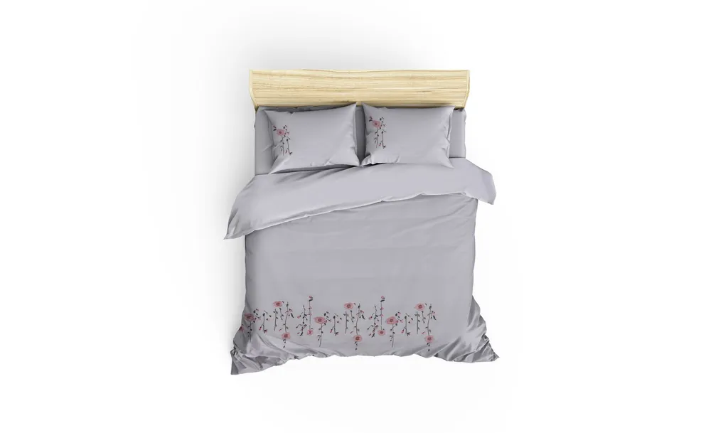 Couette 100% satin de coton Perla, douceur extrême et finition soyeuse - 2
