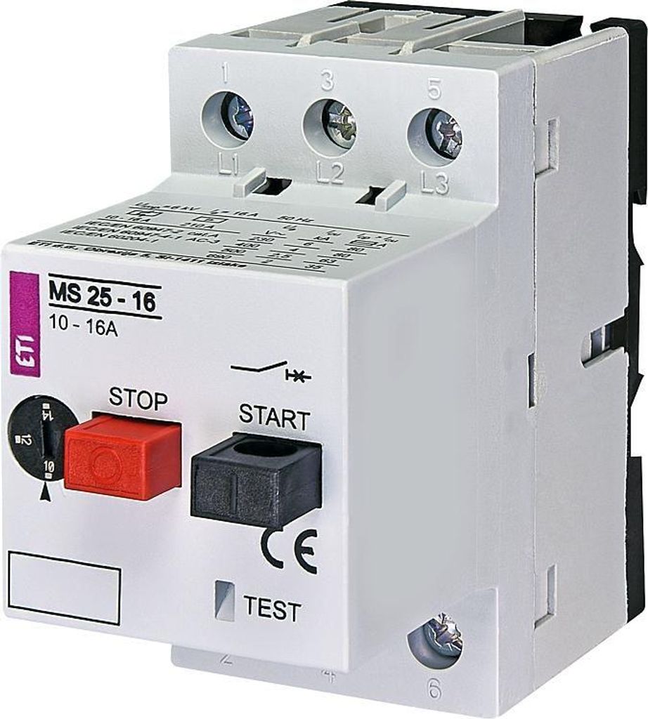 ETI Motorschutzschalter MS25-16 10-16 A Produktbild 