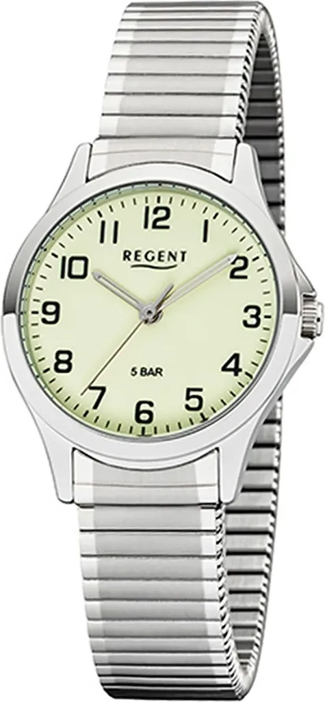 Montre Regent 2242423 femme en métal argent avec bracelet à tirette