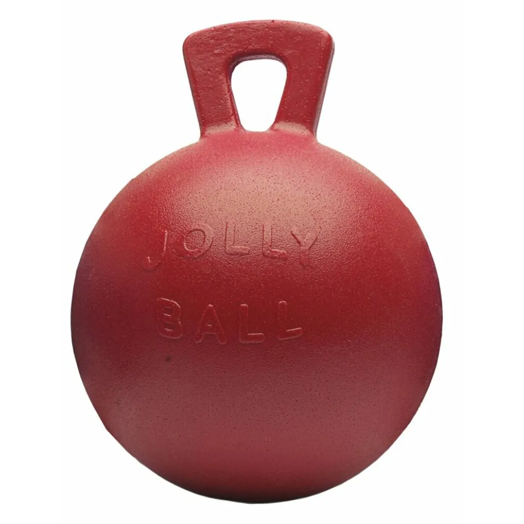 Jolly Ball Rouge 25 cm : Idéal pour Occuper votre Cheval au Paddock