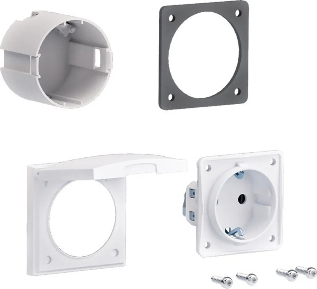 Solution Hager ZY02SD Prise Schuko pour Équiper vos Flasques Vide