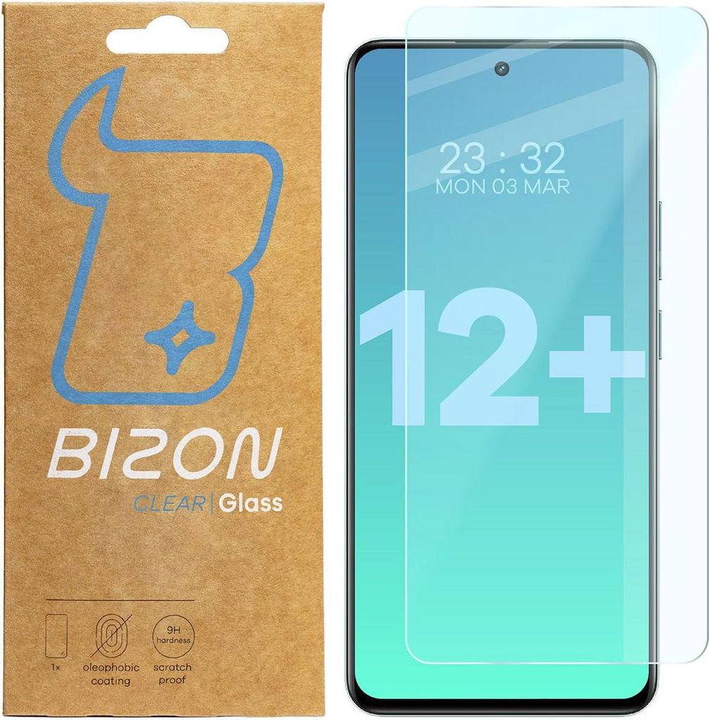 Szkło hartowane Bizon Glass Clear 2 do Realme 12+ 5G Produktbild 