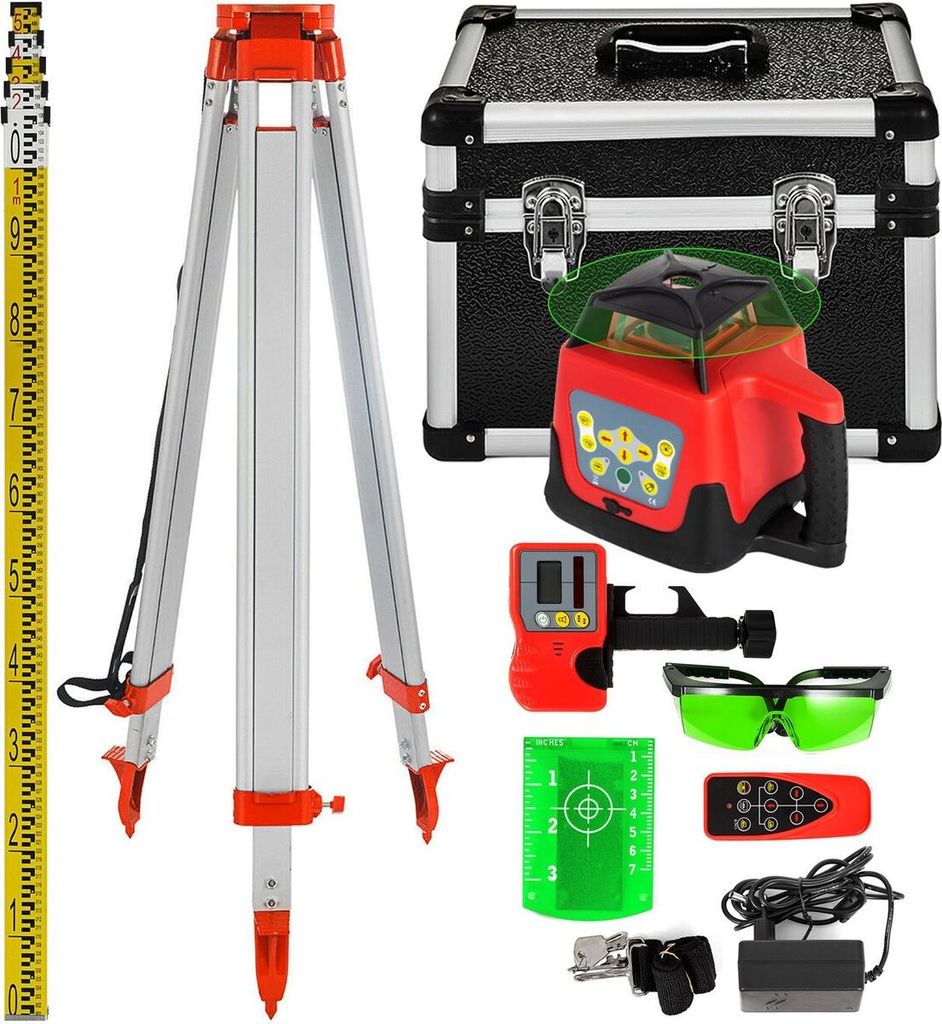 Sada zeleného rotačního laserového nivelačního přístroje s Obrázek produktu 