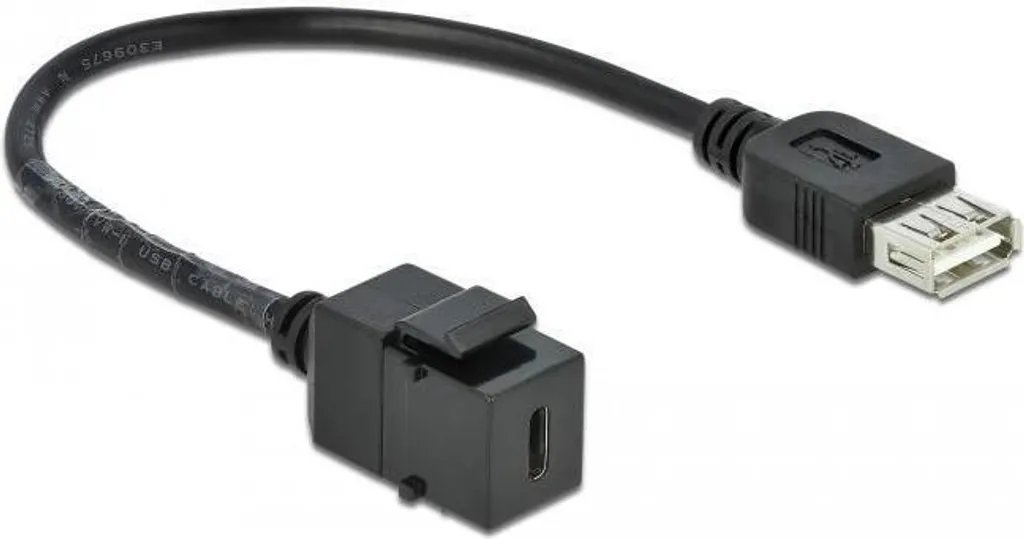 Connecteur Keystone RJ45 Femelle Cat.6A DeLOCK 86384 pour prise murale
