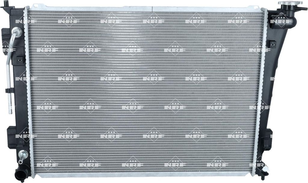 Kühler Motorkühlung Kühlrippen gelötet 636 - 478 mm Alu NRF für u.a. KIA OPTIMA