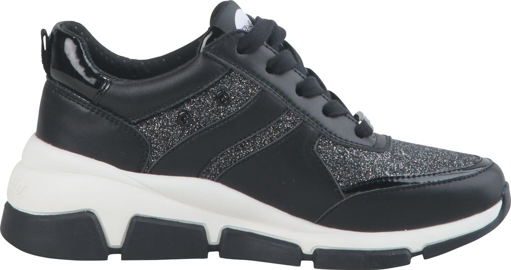 Buffalo Batter Still - Sneaker Low - Imi Nappa/Glitter - Schwarz Leder Größe: 41 Normal