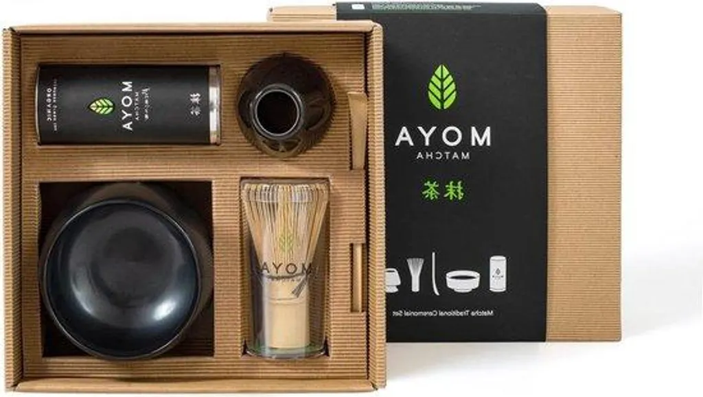 Service à Thé Japonais Complet avec Matcha 30g et Accessoires Bambou