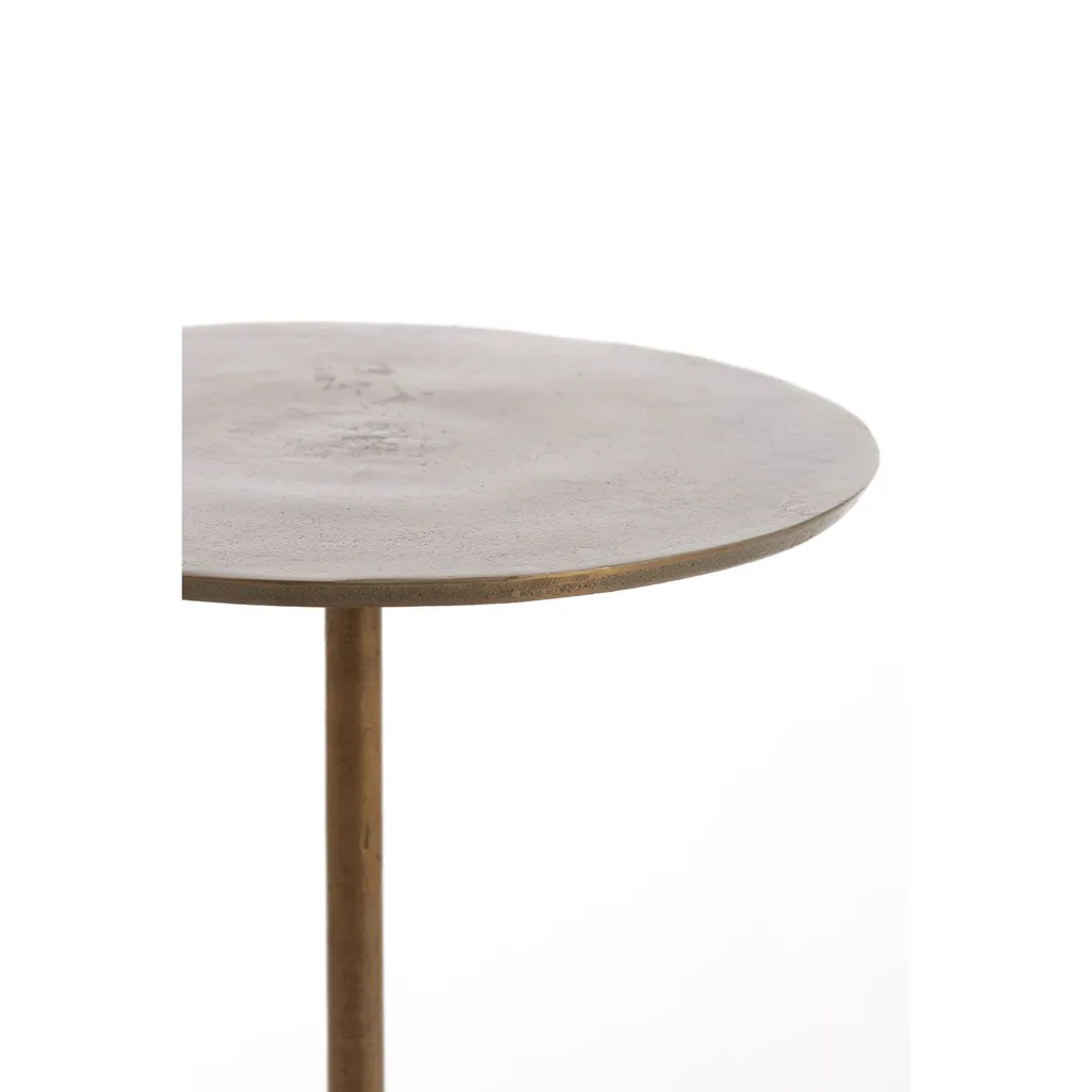 Table d'appoint Light & Living Dimphy bronze antique - Ø35x50 cm ronde - 2
