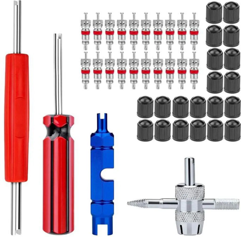 Estrattore Valvola Pneumatico Professionale - Kit 44 Pezzi Alta Precisione - 5