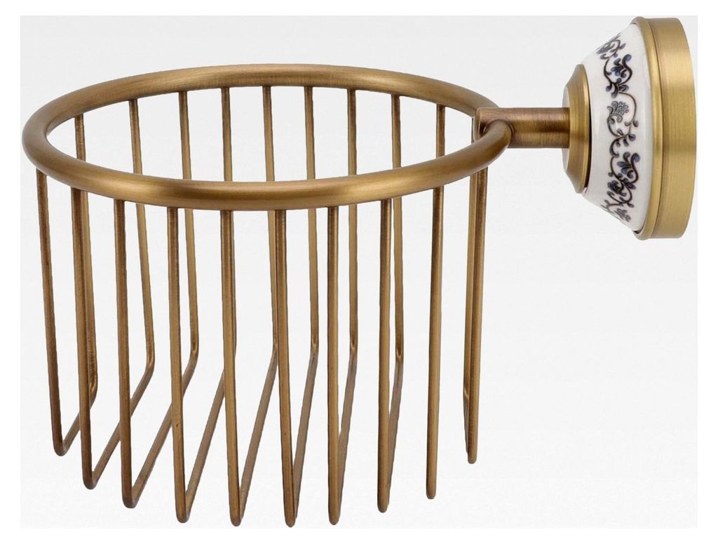 Toilettenpapierhalter aus gebürsteter Bronze, rostbeständig, schlichtes Design für das Badezimmer, eleganter Taschentuchkorb zur Wandmontage