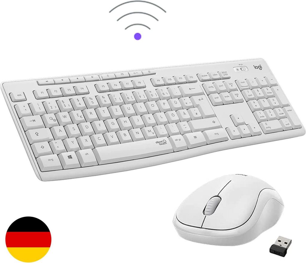Logitech MK295 Silent, Volle Größe (100%), Kabelgebunden, Produktbild 