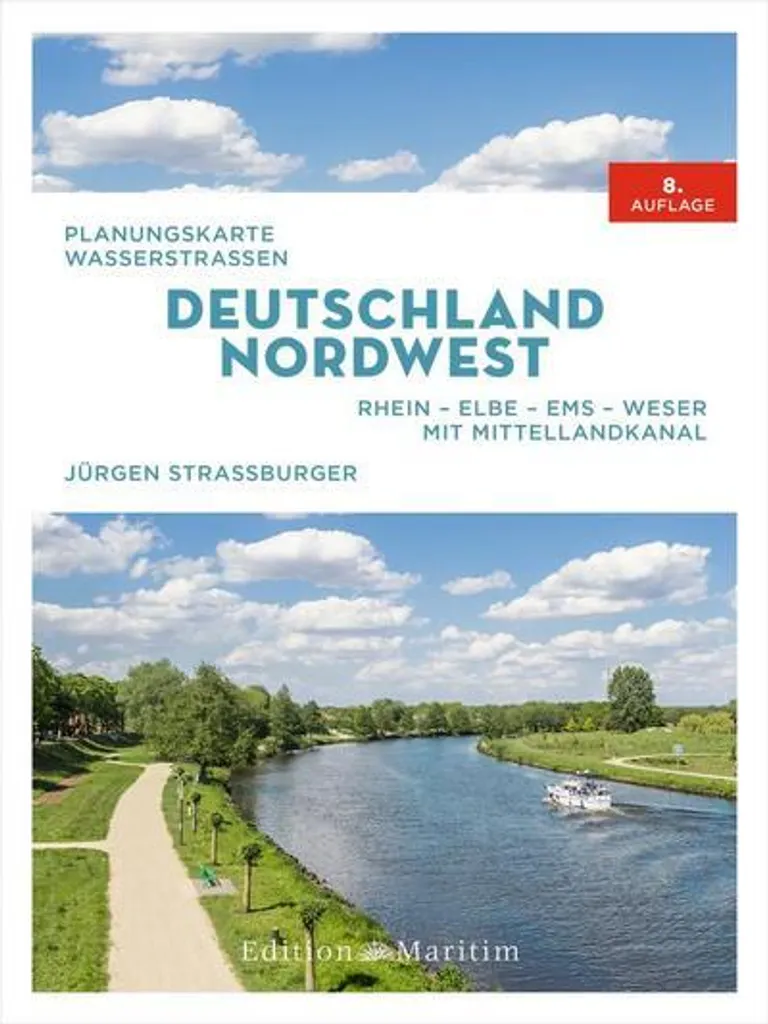 Carte Wasserstraßen Deutschland Nordwest avec écluses et tirants