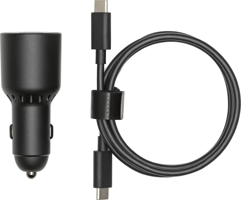 DJI CCX260-65 Autoladegerät, 65W, 2 Anschlüsse, USB-C und USB-A, schwarz