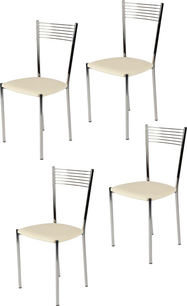 t m c s Tommychairs - Set di 4 sedie moderne ELEGANCE per Immagine del prodotto 