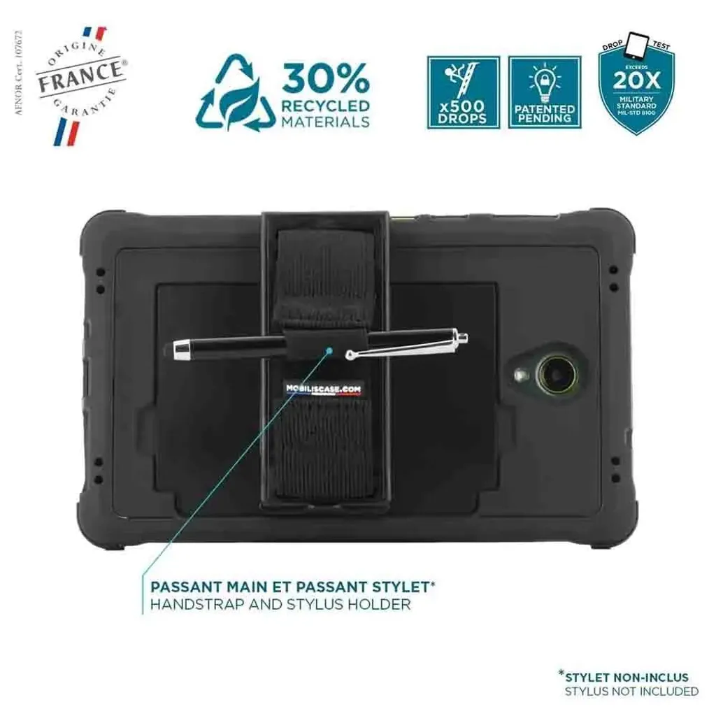 Coque de protection rigide pour Galaxy Tab A5 8" Mobilis PROTECH antichoc - 7