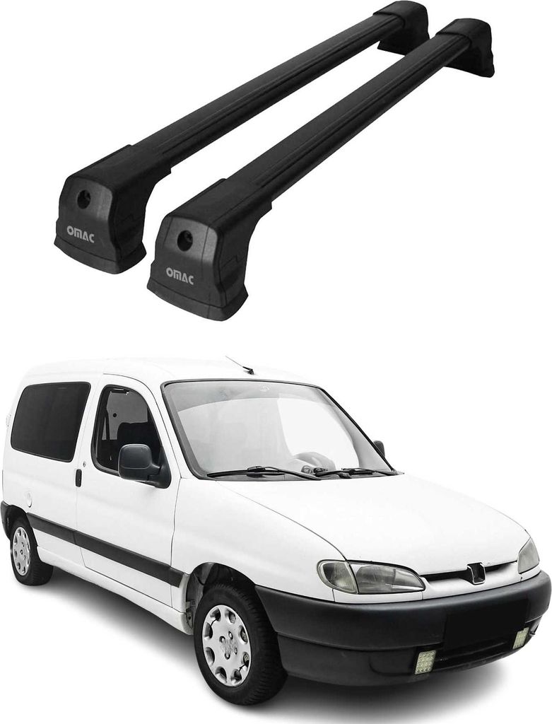 Barres De Toit Transversales pour Peugeot Partner 1996-2008 Image du produit 