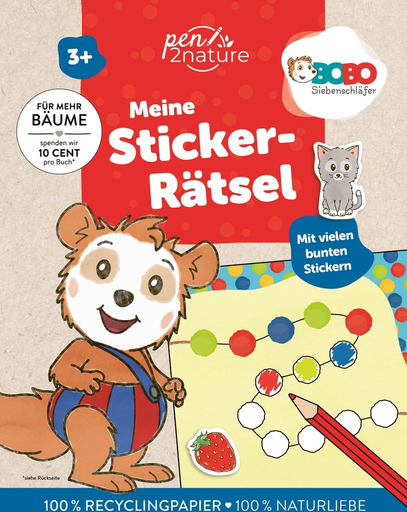 Bobo Siebenschläfer - Meine Sticker-Rätsel