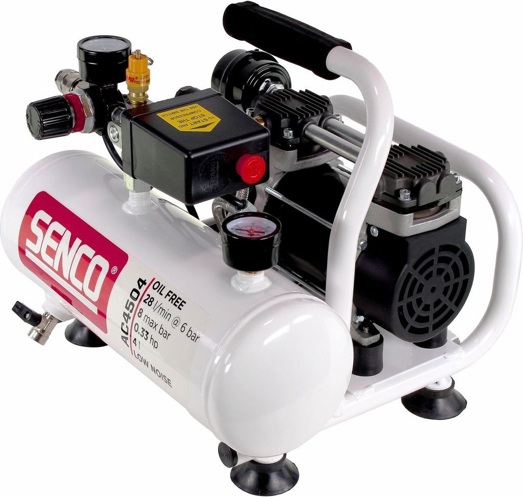 Senco AC4504 Low Noise Oil Less Air Compressor – 230V – 4L Produktbild 