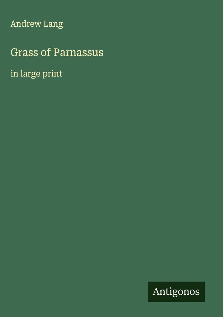 Gras des Parnasses