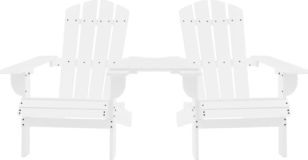 vidaXL Adirondack zahradní židle se stolem z masivního Obrázek produktu 