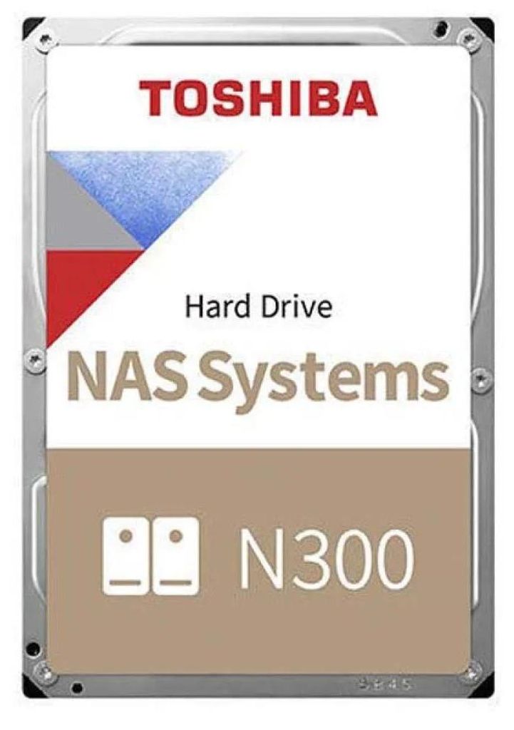 Unità Toshiba N300 HDWG780EZSTA 8TB 3,5" 7200 512MB SATA Immagine del prodotto 