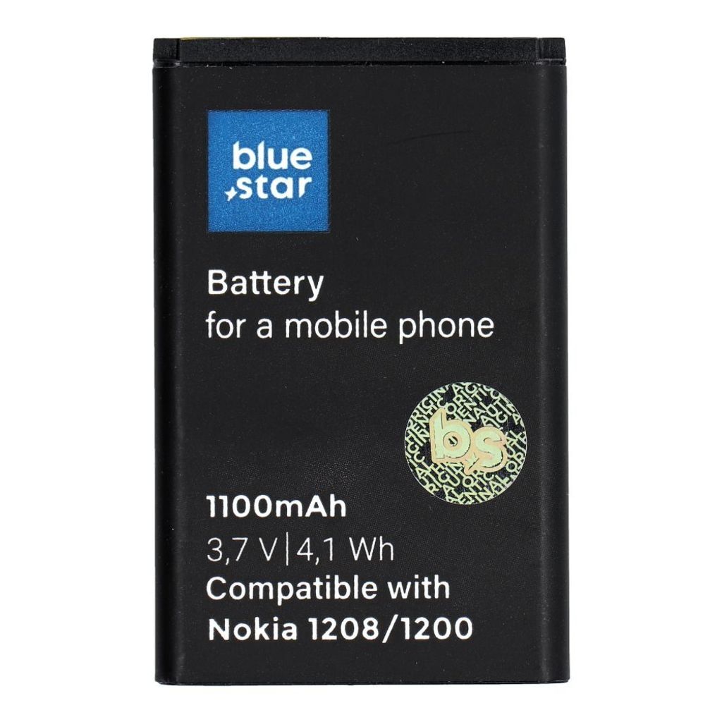AKKU passend für Nokia 1208/1200 600m/Ah Li-Ion BLUE STAR Produktbild 