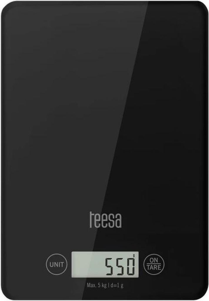 Teesa TSA0804 Digitální kuchyňská váha 5 Kg, slim, černá Obrázek produktu 