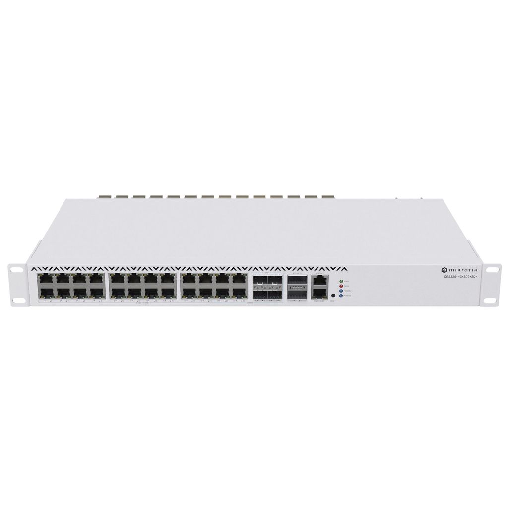 MikroTik Cloud Router Switch CRS326-4C+20G+2Q+RM 20x 2.5GB Ports 4x Combo 10G 2x - Router - Switch