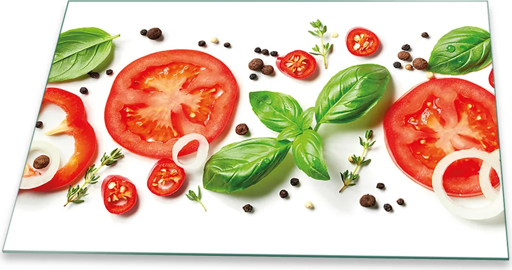 Copri Piano Cottura 80x52 Vetro Verdure - Il Must-Have per la tua Cucina