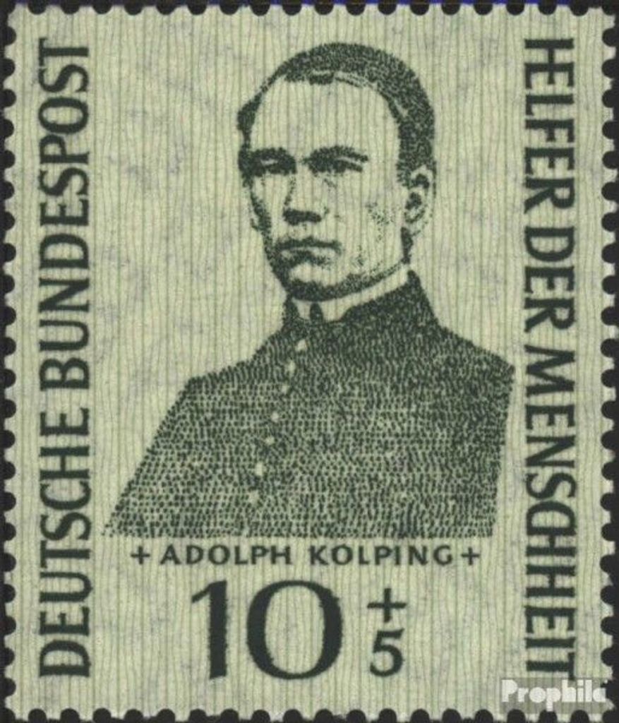 Briefmarken BRD (BR.Deutschland) 1955 Mi 223 postfrisch Helfer der Menschheit (VI)