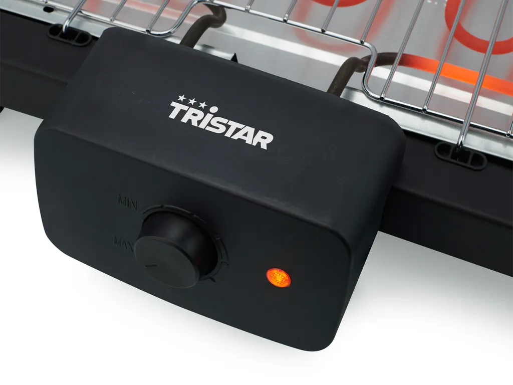 Grill barbecue électrique 2000W avec grande tablette et pied stable - 5