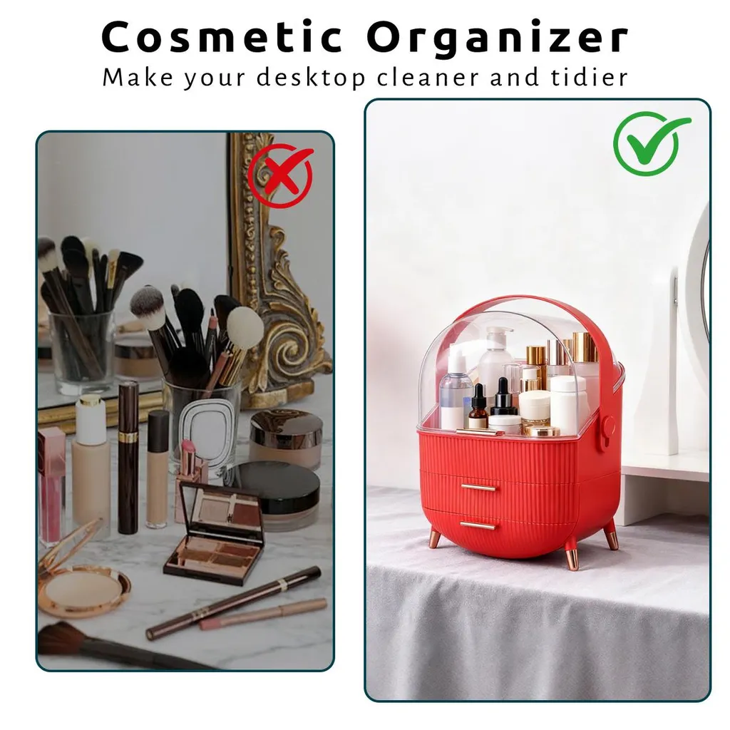 Rangement Maquillage pour Plan de Travail Salle de Bain et Commode - 5