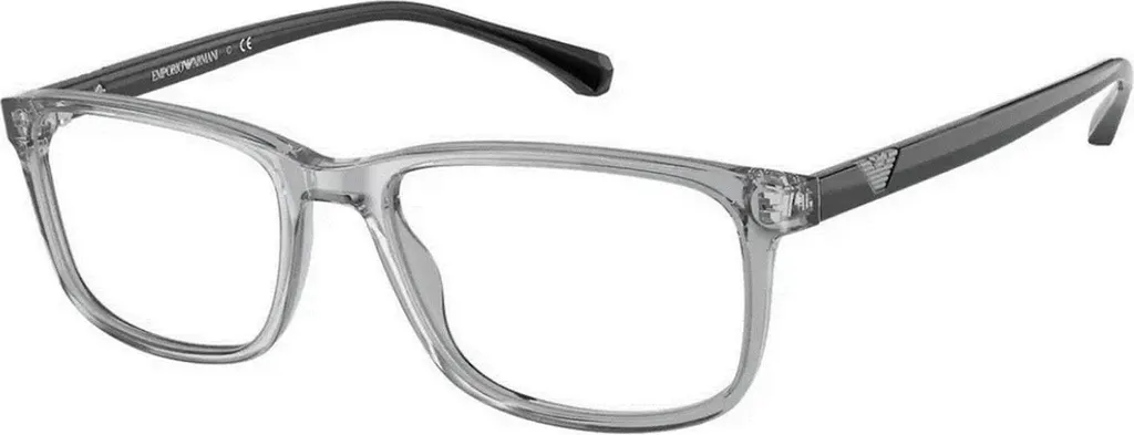 Monture de Lunettes de Vue en Plastique Emporio Armani EA3098 Grise