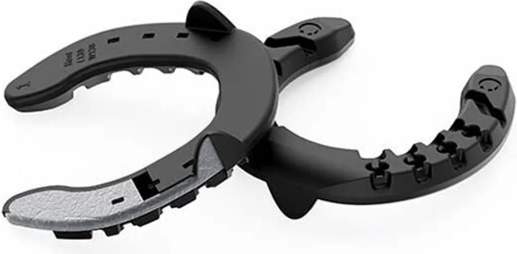 Ollov Softstep Rubber 1 Front Tab Fer à cheval argent taille 4 amortissant