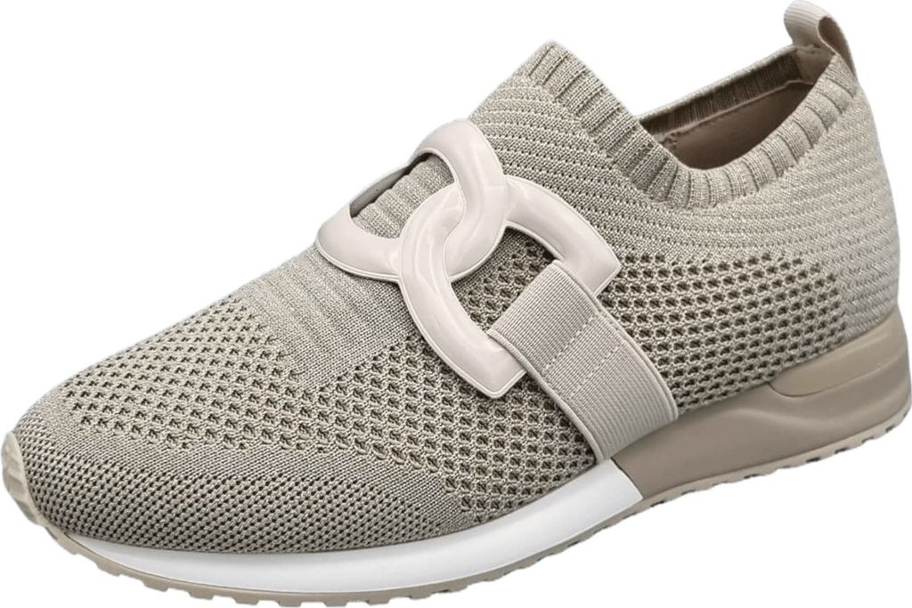La Strada Sportliche Slipper Damen 31383737333434 Beige 38 EU
