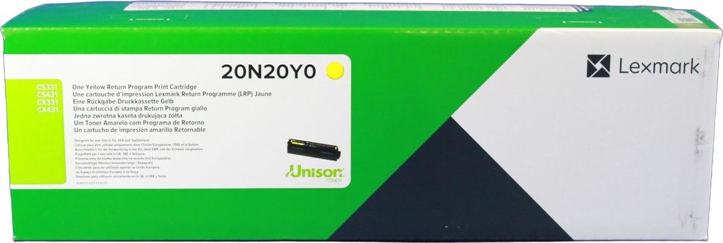 Lexmark Gelb - original - Tonerpatrone LCCP, LRP