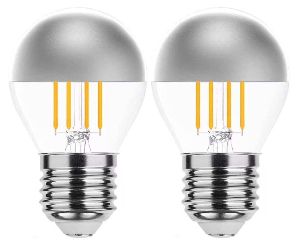 Modee E27 LED-Lampe P45 4W 400lm 2700K warmweiß 2 Stück Produktbild 