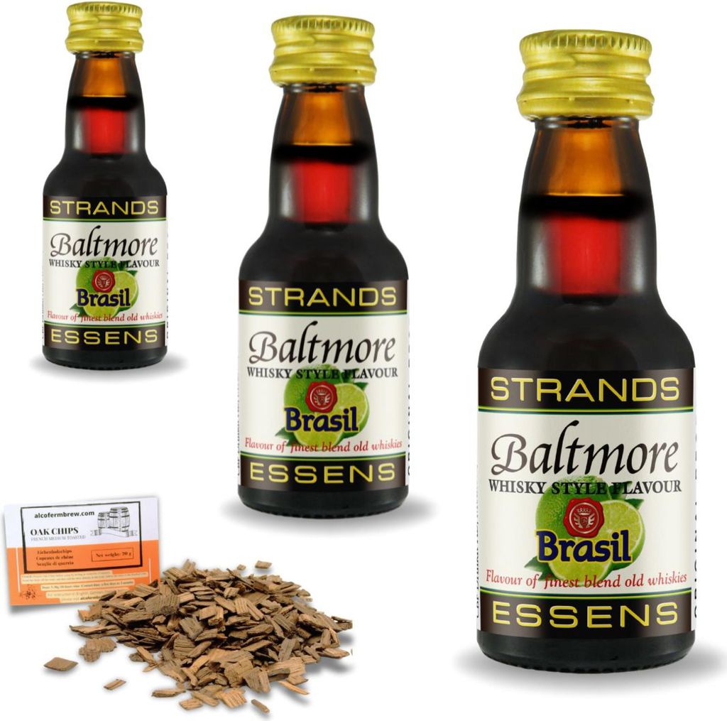 3 x Baltmore Brasil Essenz 25ml Wodka-Essenz – Wodka-Aroma, Aromaessenz, Wodka-Extrakt