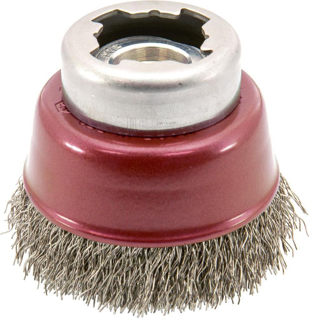 Topfbürste X-LOCK Stahl gewellt 60x0,3mm osborn