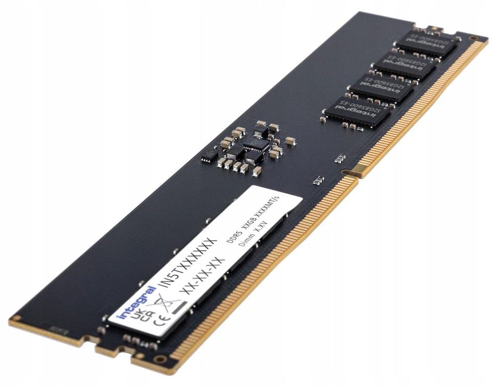 Integral IN5T8GNHLBX, 8 GB, 1 x 8 GB, DDR5, 4800 MHz, 288-pin DIMM
