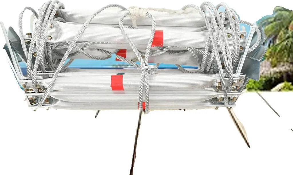 Échelle d'évacuation incendie 5m - Sortie de secours compacte 2,35kg