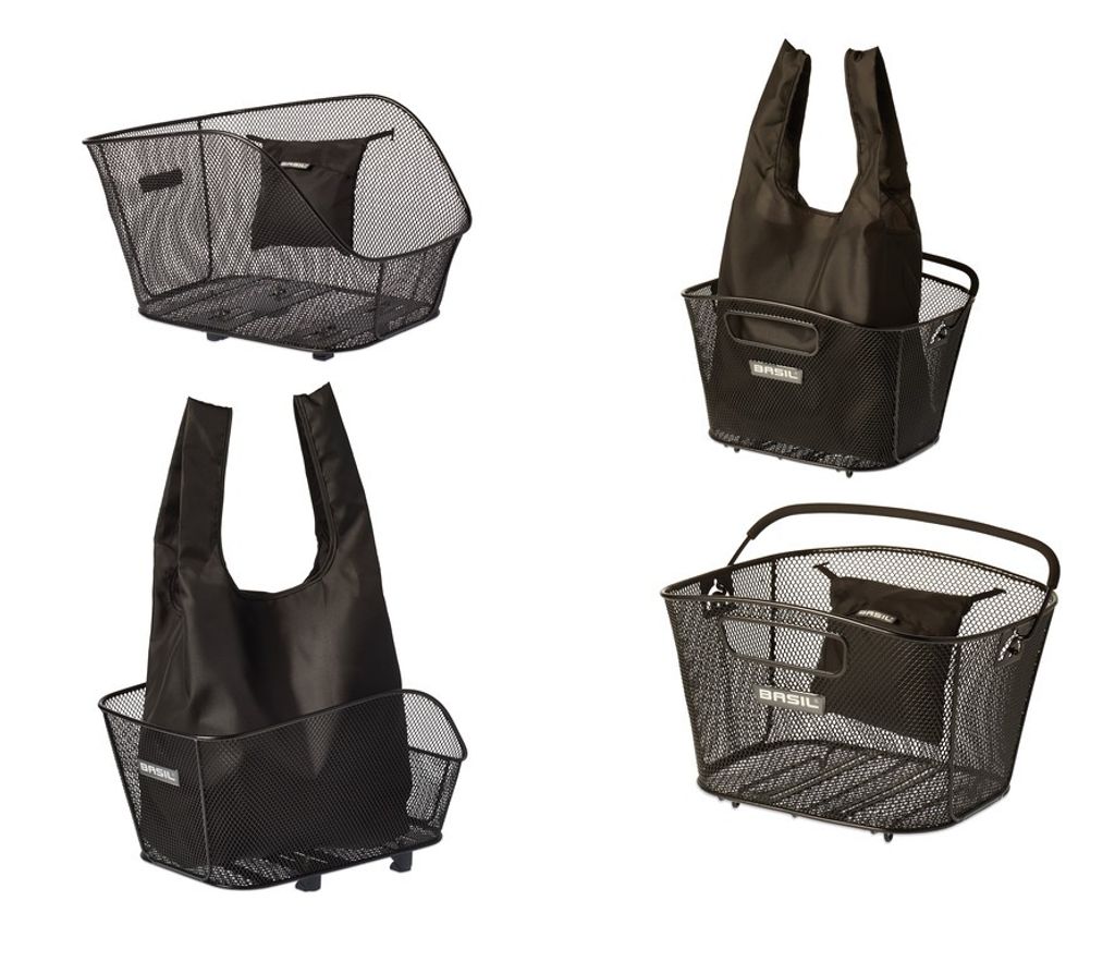 BASIL Fahrradtasche - KEEP SHOPPER - Schwarz Produktbild 