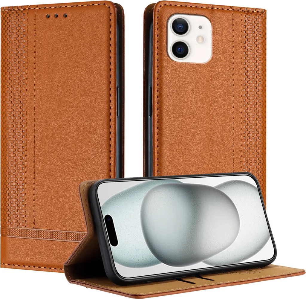 Custodia iPhone 12 Marrone in Pelle: L'Accessorio Chic che Cercavi