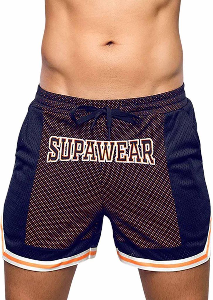 Supawear Swish Mesh Shorts Neon Orange M