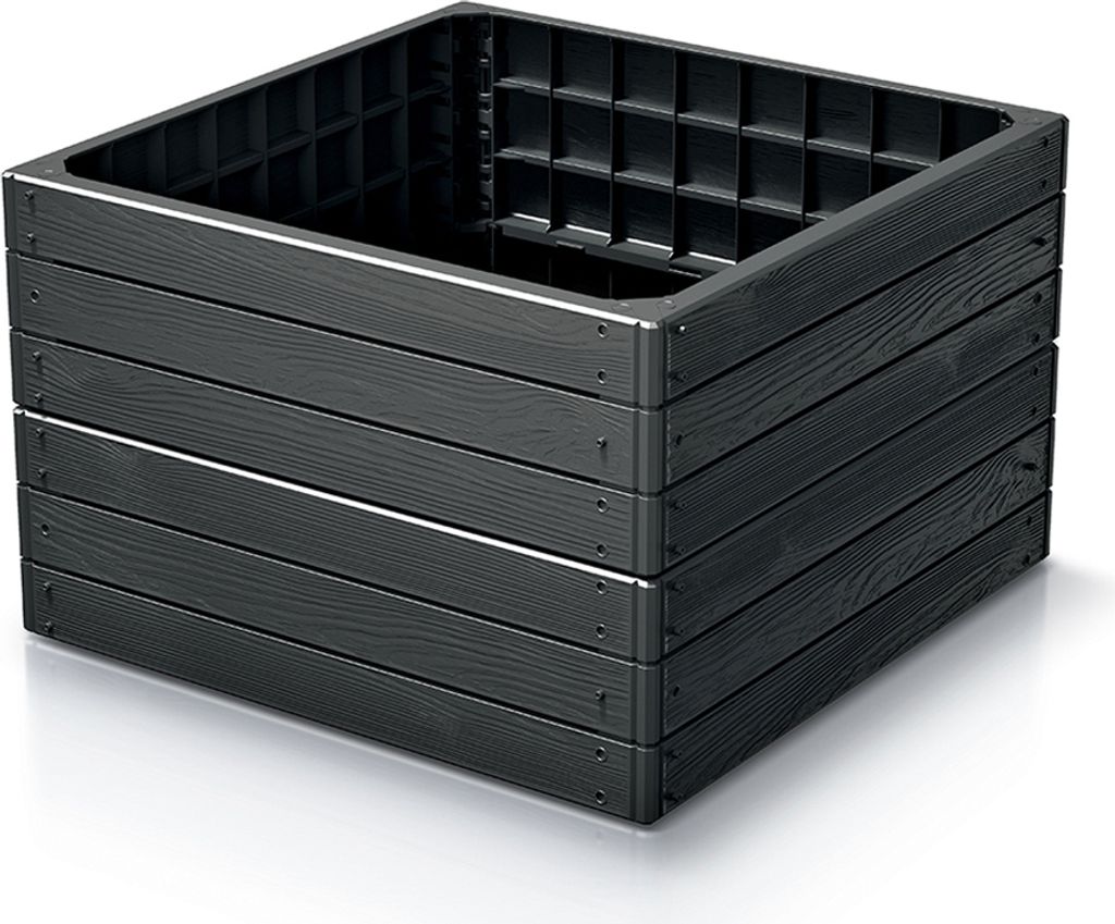 Set: 2 x Hochbeet System | Hochbeet-Kit in moderner Holz Optik