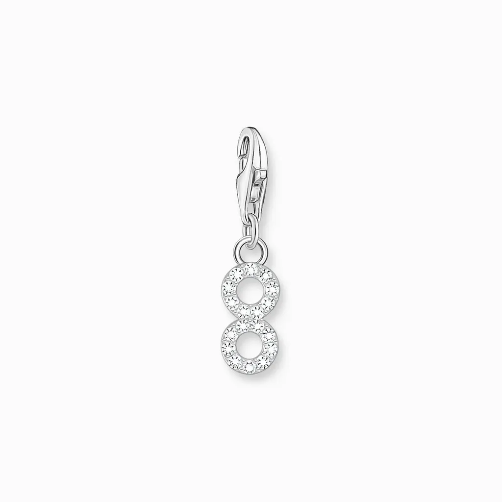 Analisi Tecnica: Charm Thomas Sabo 2132-051-21 Numero 8 Argento