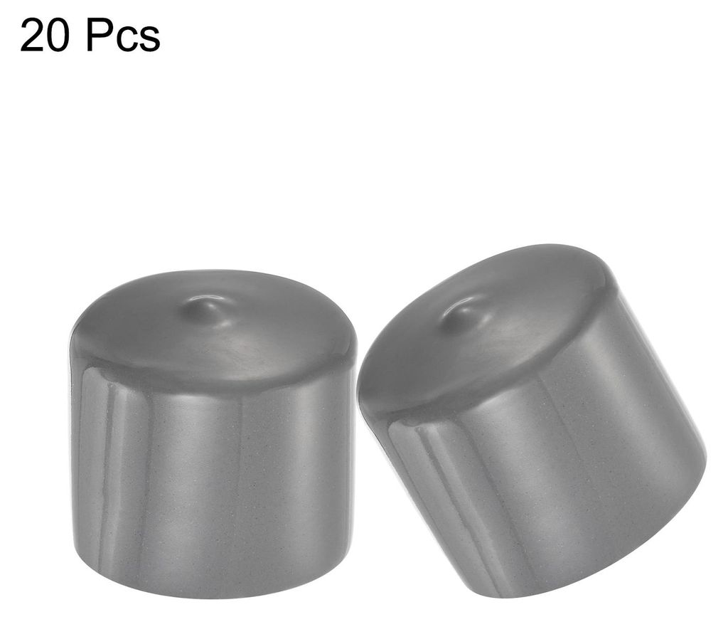 20 Stš¹ck Gummi Endkappen 34 mm ID Gummikappen Runde Schutzkappen Stopper Pfostenkappe Gummifš¹?e Stuhlsocken Fu?kappen Stuhlgleiter M?belgleit...