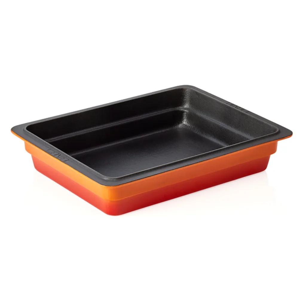 Bac Gastronorme pour Buffet et Four GN 1/2 Orange 32,5x26,5x6,5cm Lava